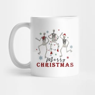 Skeleton Christmas Mug